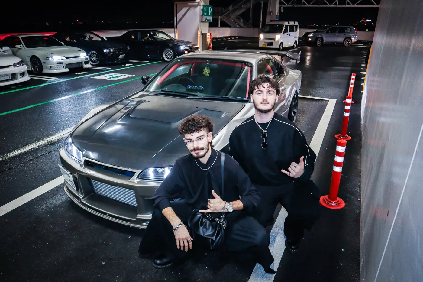 Guests with a modified Nissan Silvia S15